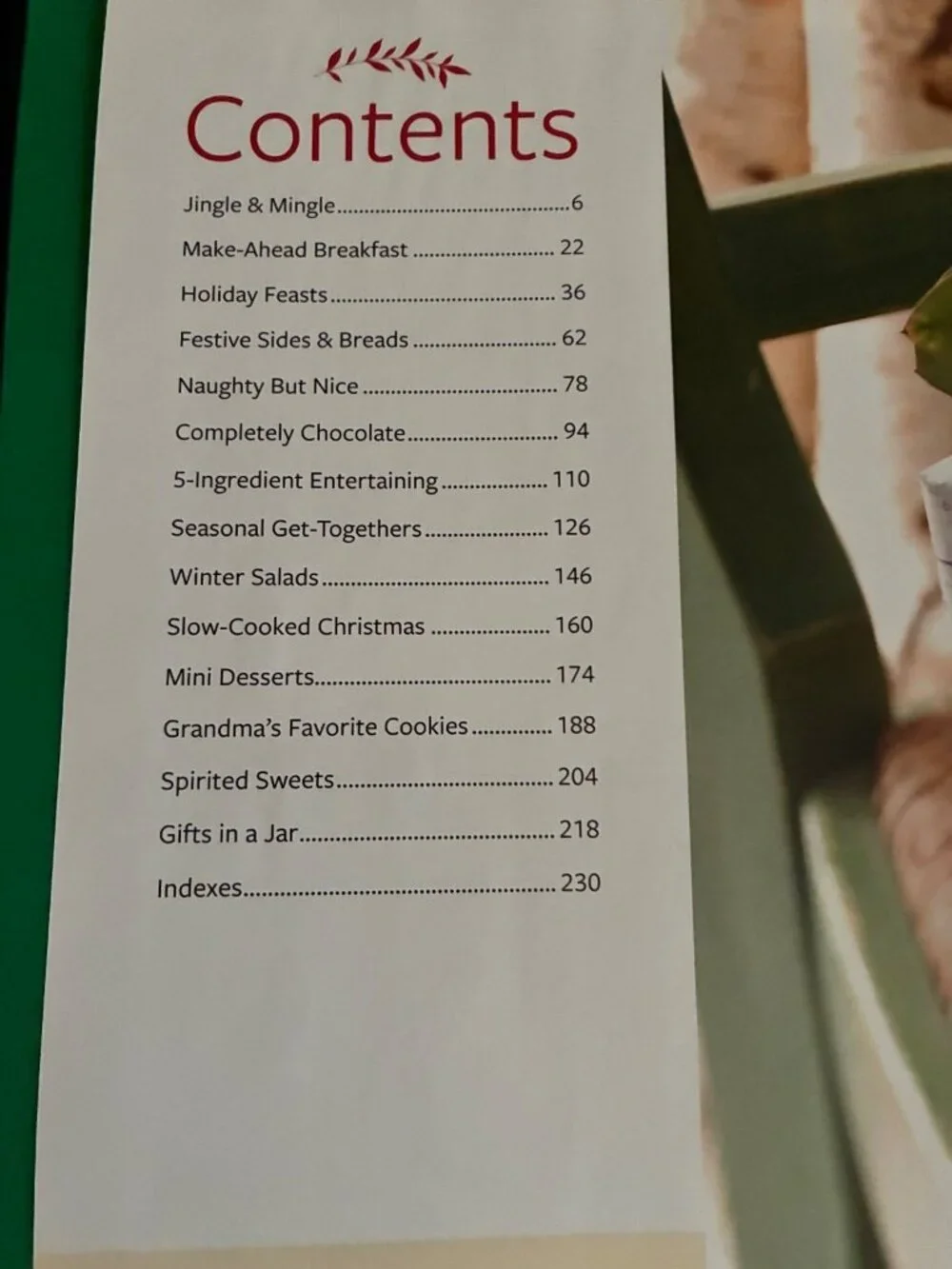 Taste of Home Christmas Cookbook Hardcover Holiday Recipes & Menus Full Color